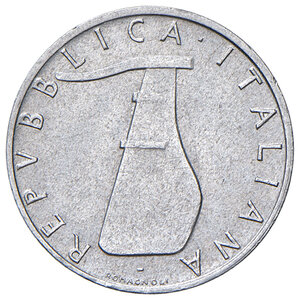 obverse: Repubblica Italiana (dal 1946). Monetazione in lire, 1946-2001. Da 5 lire 1956 IT. Pagani .2361. Rara. q.SPL