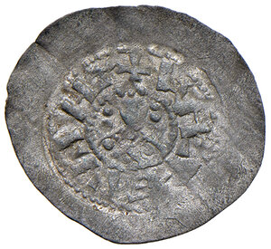reverse: Venezia. Enrico IV o V di Franconia (1056-1125). Denaro AG gr. 0,31. Paolucci 1. MEC 12, 69/70 (Enrico V). BB 