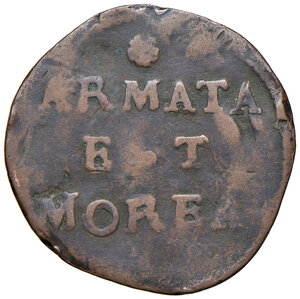 obverse: Venezia. Monetazione per Armata e Morea (sec. XVII). Gazzetta AE gr. 5,95. Paolucci II, 816. Colpetti, q.BB 