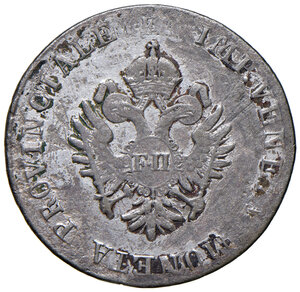obverse: Venezia. Francesco II d Asburgo-Lorena imperatore e duca di Venezia (1797-1805). Da 2 lire provinciali 1801 MI. Pagani 5. q.BB 