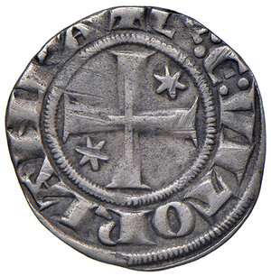 reverse: Volterra. Ranieri de Ricci vescovo (1291-1301). Grosso da 20 denari AG gr. 1,47. MIR 613. q.BB