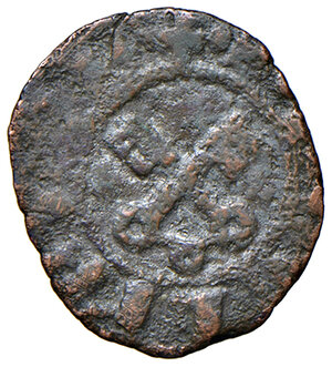 reverse: Parma. Giovanni XXII (1316-1334). Denaro imperiale MI gr. 0,64. Muntoni 6. Berman 174. MIR 189/1. Rarissimo. MB
