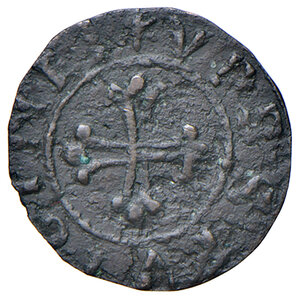 reverse: Foligno. Eugenio IV (1431-1447). Picciolo MI gr. 0,47. CNI 1. Muntoni 40. Berman 318. MIR 325. Molto raro. q.BB