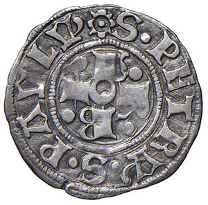 reverse: Roma. Pio II (1458-1464). Bolognino romano AG gr. 0,60. Muntoni 20. Berman 366. MIR 364/1. Conio di Emiliano Orfini. BB/Buon BB