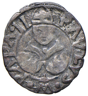 obverse: Roma. Paolo II (1464-1471). Bolognino romano AG gr. 0,56. Muntoni 36. Berman 411. MIR 414/4. Conio di Emiliano Orfini. BB