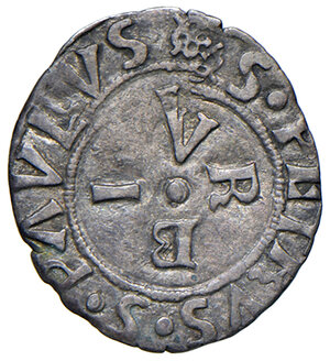 reverse: Roma. Paolo II (1464-1471). Bolognino romano AG gr. 0,56. Muntoni 36. Berman 411. MIR 414/4. Conio di Emiliano Orfini. BB