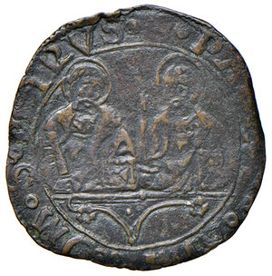 reverse: Roma. Innocenzo VIII (1484-1492). Quattrino MI gr. 1,17. Muntoni 37. Berman 501. MIR 492. BB