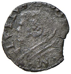 obverse: Roma. Giulio II (1503-1513). Picciolo MI gr. 0,47. Muntoni 49. Berman 584. MIR 569. Molto raro. MB/q.BB