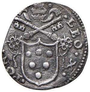 obverse: Roma. Leone X (1513-1521). Mezzo giulio AG gr. 1,51. Muntoni 31. Berman 646. MIR 632/1. BB/q.BB
