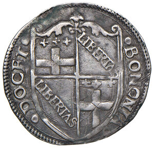 obverse: Bologna. Anonime pontificie (sec. XVI). Grosso AG gr. 1,98. Muntoni –. Berman 762. Chimienti 275. MIR 751/3. BB