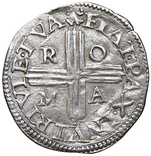 reverse: Roma. Clemente VII (1523-1534). Mezzo giulio AG gr. 1,63. Muntoni 59. Berman 846. MIR 810/1. Raro. BB