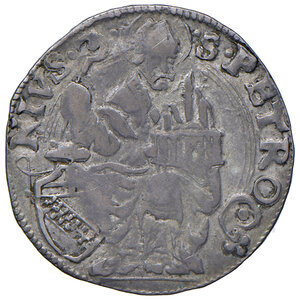 reverse: Bologna. Clemente VII (1523-1534).  Grosso (armetta card. Cybo; legato 1527-1536) AG gr. 2,03. Muntoni 26. Berman 761. Chimienti 292. MIR 832/5. BB