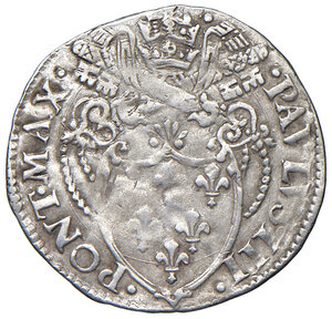 obverse: Roma. Paolo III (1534-1549). Grosso AG gr. 1,71. Muntoni 71. Berman 916. MIR 871. Raro. BB