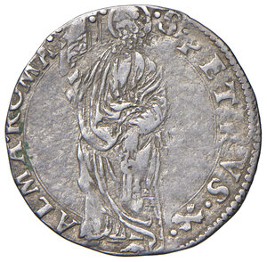 reverse: Roma. Paolo III (1534-1549). Grosso AG gr. 1,52. Muntoni 71 var. Berman 916 var. MIR 871/1 var. Raro. BB