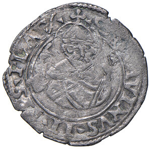 reverse: Piacenza. Paolo III (1534-1549). Grosso o parpagliola AG gr. 1,88. Muntoni 183 var. IV. Berman 972. MIR 960/17. Raro. q.BB