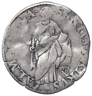 reverse: Roma. Gregorio XIII (1572-1585). Grosso AG gr. 1,45. Muntoni 148. Berman 1192. MIR 1143/1. Estremamente raro. MB