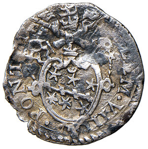 obverse: Roma. Clemente VIII (1592-1605). Mezzo grosso AG gr. 0,88. Muntoni 65. Berman 1465. MIR 1452/3. Ondulazioni del tondello, q.BB