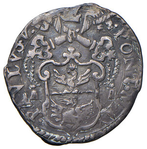 obverse: Roma. Paolo V (1605-1621). Mezzo grosso AG gr. 0,86. Muntoni 130. Berman 1578. MIR 1533/6. Raro. Buon BB/BB