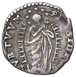 reverse: Roma. Gregorio XV (1621-1623). Mezzo grosso anno II AG gr. 0,75. Muntoni 21. Berman 1653. MIR 1628/2. Raro. BB