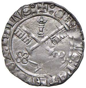 reverse: Martino V (1417-1431). Avignone. Grosso AG 2,01. Muntoni 32. Berman 285. MIR 285/1. Raro. q.SPL