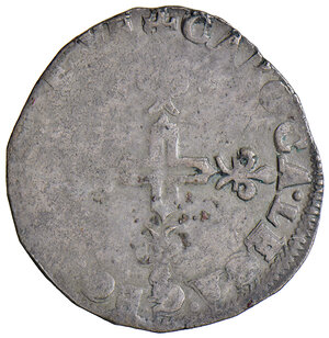 reverse: Gregorio XIII (1572-1585). Avignone. Da 6 bianchi (Card. Legato Carlo di Borbone, 1565-1590) MI 3,85. Muntoni 341. Berman 1295. MIR 1240/1. Raro. q.BB