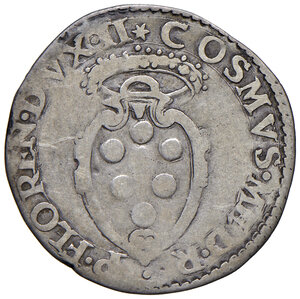 obverse: Firenze. Cosimo I de Medici (1537-1574). I periodo: duca della Repubblica di Firenze, 1537-1557. Giulio AG gr. 2,85. MIR 131. q.BB