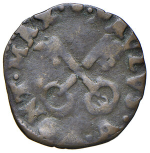 obverse: Paolo V (1605-1621). Avignone. Patard (Card. Legato Scipione Borghese, 1607-1621) AE 0,96. Segno: crescente. Muntoni –. Berman –. MIR 1582/2. Raro. BB