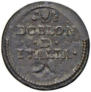 reverse: Innocenzo X (1644-1655). Peso monetale del 4 scudi d oro AE gr. 12,87. Mazza 87. Raro. BB