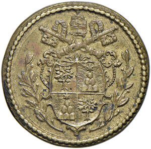 obverse: Alessandro VII (1655-1667). Peso monetale del 4 scudi d oro AE gr. 13,15. Mazza 114. Raro. q.SPL