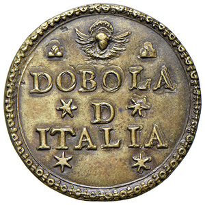 reverse: Alessandro VII (1655-1667). Peso monetale del 2 scudi d oro AE gr. 6,55. Mazza 126. Rarissimo. Bellissimo esemplare di raffinata fattura, q.SPL