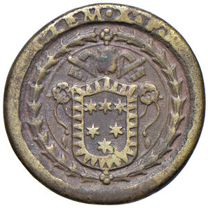 obverse: Clemente X (1670-1676). Peso monetale del 2 scudi d oro AE gr. 6,16. Mazza 204. Ex asta Centauro 1/2006, 266. Raro. BB