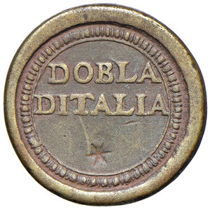reverse: Clemente X (1670-1676). Peso monetale del 2 scudi d oro AE gr. 6,16. Mazza 204. Ex asta Centauro 1/2006, 266. Raro. BB
