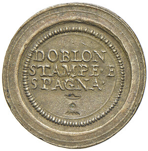 reverse: Innocenzo XI (1676-1689). Peso monetale del 4 scudi d oro AE gr. 13,33. Mazza 235 H. Raro. q.SPL