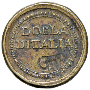 reverse: Innocenzo XII (1691-1700). Peso monetale del 2 scudi d oro AE gr. 6,57. Mazza 319 J. Raro. BB