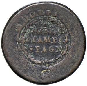 reverse: Clemente XI (1700-1721). Peso monetale dell 8 scudi d oro AE gr. 25,96. Mazza 331. Raro. BB