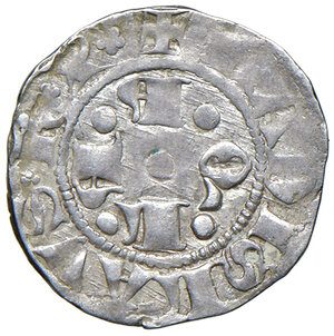 reverse: Aquila. Ladislao di Durazzo (1388-1414). Bolognino AG gr. 0,89. MIR 54. BB