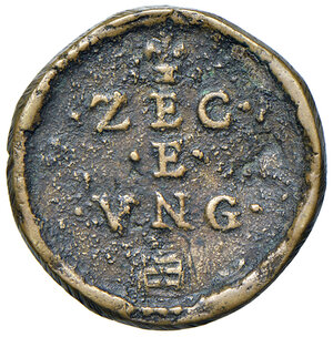 reverse: Clemente XI (1700-1721). Peso monetale dello zecchino e ungaro AE gr. 3,40. Mazza 411 L. Raro. BB