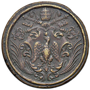 obverse: Innocenzo XIII (1721-1724). Peso monetale dell 8 scudi d oro AE gr. 26,02. Mazza 433 S. Raro. BB