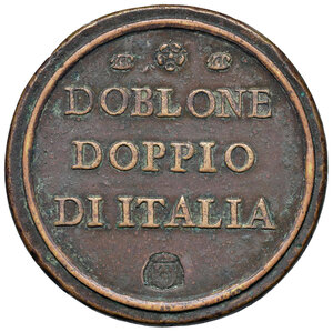 reverse: Innocenzo XIII (1721-1724). Peso monetale dell 8 scudi d oro AE gr. 26,02. Mazza 433 S. Raro. BB