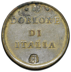 reverse: Innocenzo XIII (1721-1724). Peso monetale del 4 scudi d oro AE gr. 12,68. Mazza 449 S. Raro. Tracce d argentatura d epoca, BB