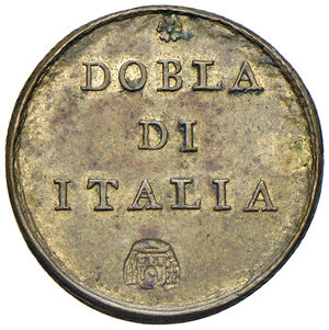 reverse: Innocenzo XIII (1721-1724). Peso monetale del 2 scudi d oro AE gr. 6,60. Mazza 463 S. Raro. q.SPL