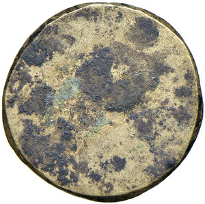 reverse: Clemente XII (1730-1740). Peso monetale della mezza doppia romana o scudo d oro AE gr. 3,08. Mazza 509. Molto raro. BB