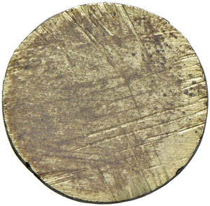 reverse: Pio VI (1775-1799). Peso monetale dello zecchino romano AE gr. 3,44. Mazza 634 var. q.SPL