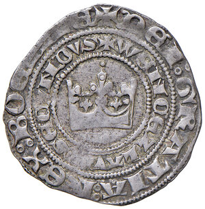 obverse: Boemia. Venceslao II (1278-1305). Grosso (Praga) AG gr. 3,86. Buon BB