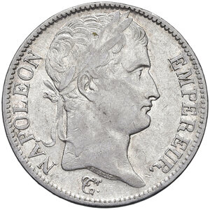 obverse: Francia. Napoleone I imperatore (1804-1814). Da 5 franchi 1811-K (Bordeaux) AG. Gadoury 584. BB