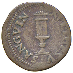 reverse: Mantova. Francesco II Gonzaga (1484-1519). Quattrino AE gr. 1,79. MIR 435. BB