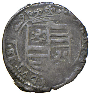 obverse: Mantova. Carlo I Gonzaga-Nevers (1627-1637). Assedio Austro-Spagnolo 1629-1630. Da 4 soldi 1629 MI gr. 2,15. MIR 672/2. Rara. q.BB