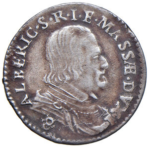 obverse: Massa di Lunigiana. Alberico II Cybo Malaspina (1662-1690). II periodo: duca, 1664-1690. Da 8 bolognini 1665 AG gr. 2,48. Cammarano 227. MIR 323/2. Rara. BB 