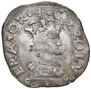 obverse: Messina. Carlo V d Asburgo (1516-1556). Da 2 tarì 1554 AG gr. 5,75. MIR 293/3. q.BB/BB