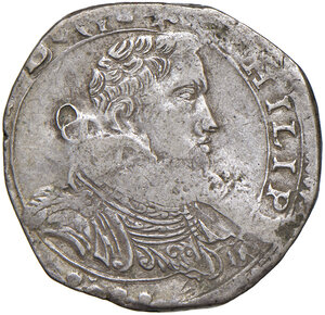 obverse: Messina. Filippo IV di Spagna (1621-1665). Da 4 tarì 1653 (sigle IP-PP) AG gr. 10,51. MIR 355/28. q.BB